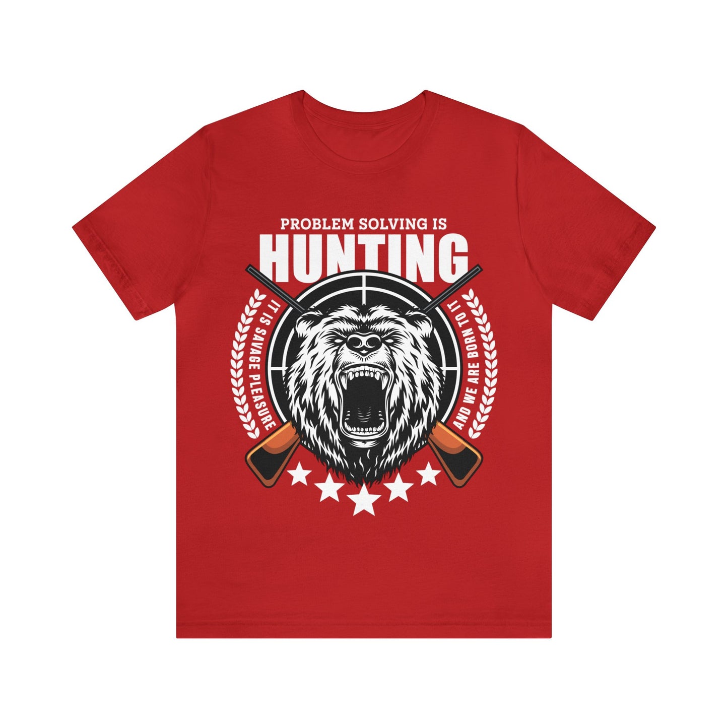 Problem Solving hunting T-Shirt- The Cavemanstyle