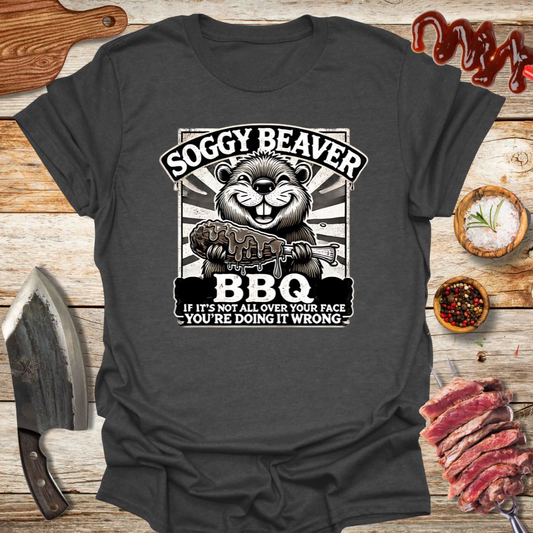 Soggy Bbq Beaver v1 T-shirt