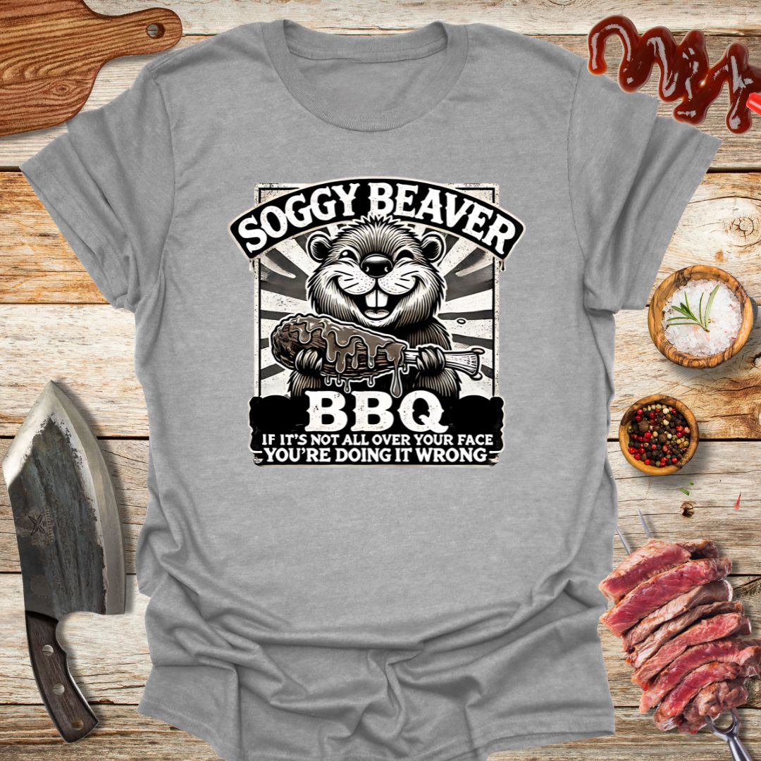 Soggy Bbq Beaver v1 T-shirt