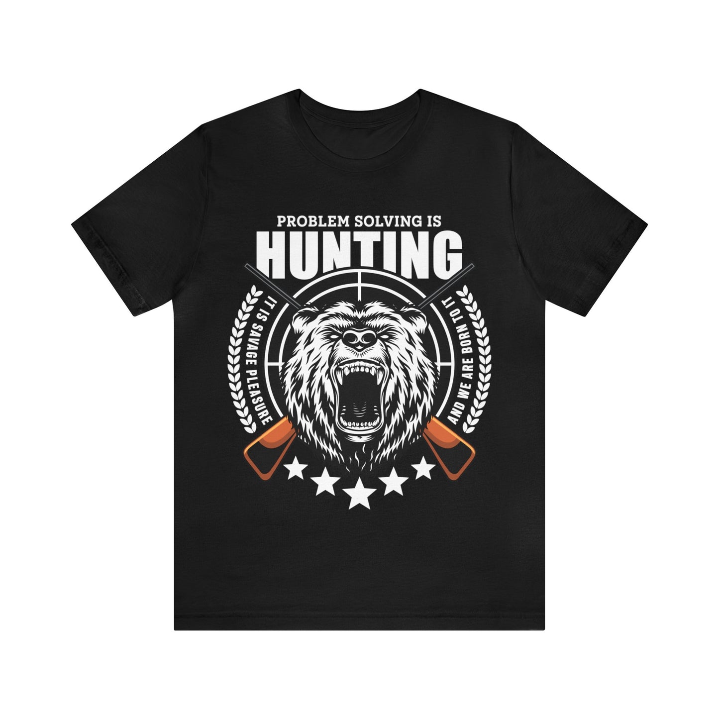 Problem Solving hunting T-Shirt- The Cavemanstyle