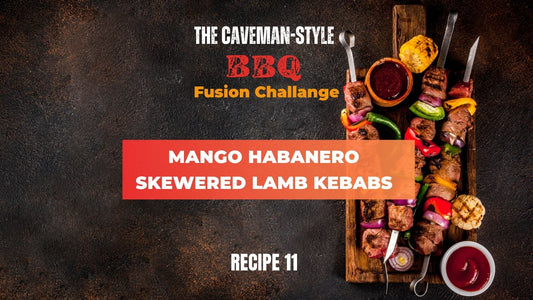 Mango Habanero Skewered Lamb Kebabs - The Cavemanstyle