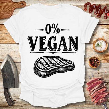 0% Vegan T-shirt V1 - The Cavemanstyle