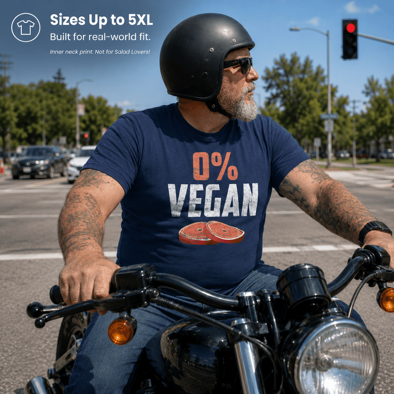 0% Vegan - V2- T-Shirt - The Cavemanstyle
