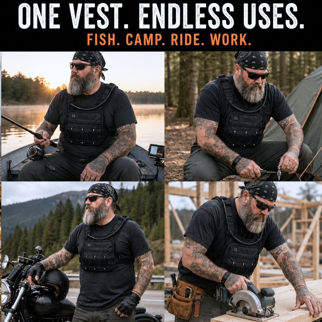 NOMAD Adventure  Vest  By Caveman Style