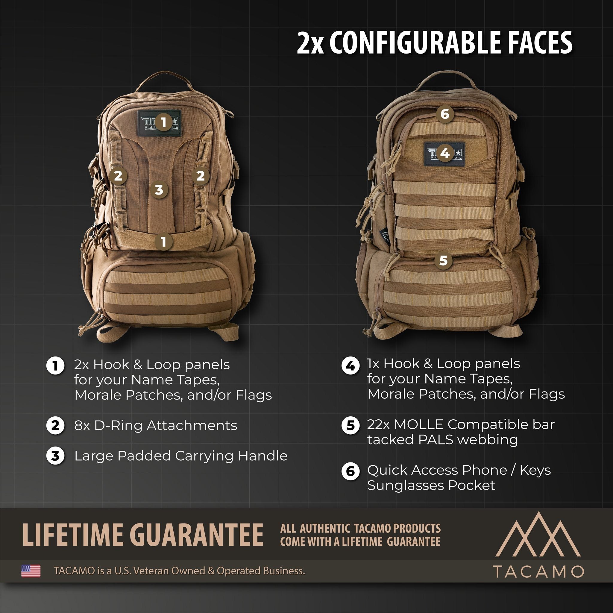 72hr molle shops backpack