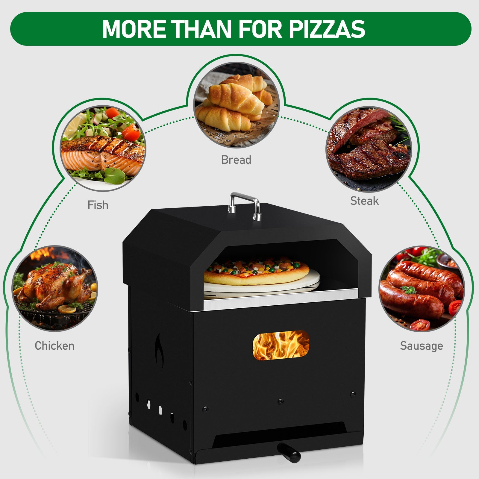 Caveman 4 - in - 1 Pizza Oven - The Cavemanstyle