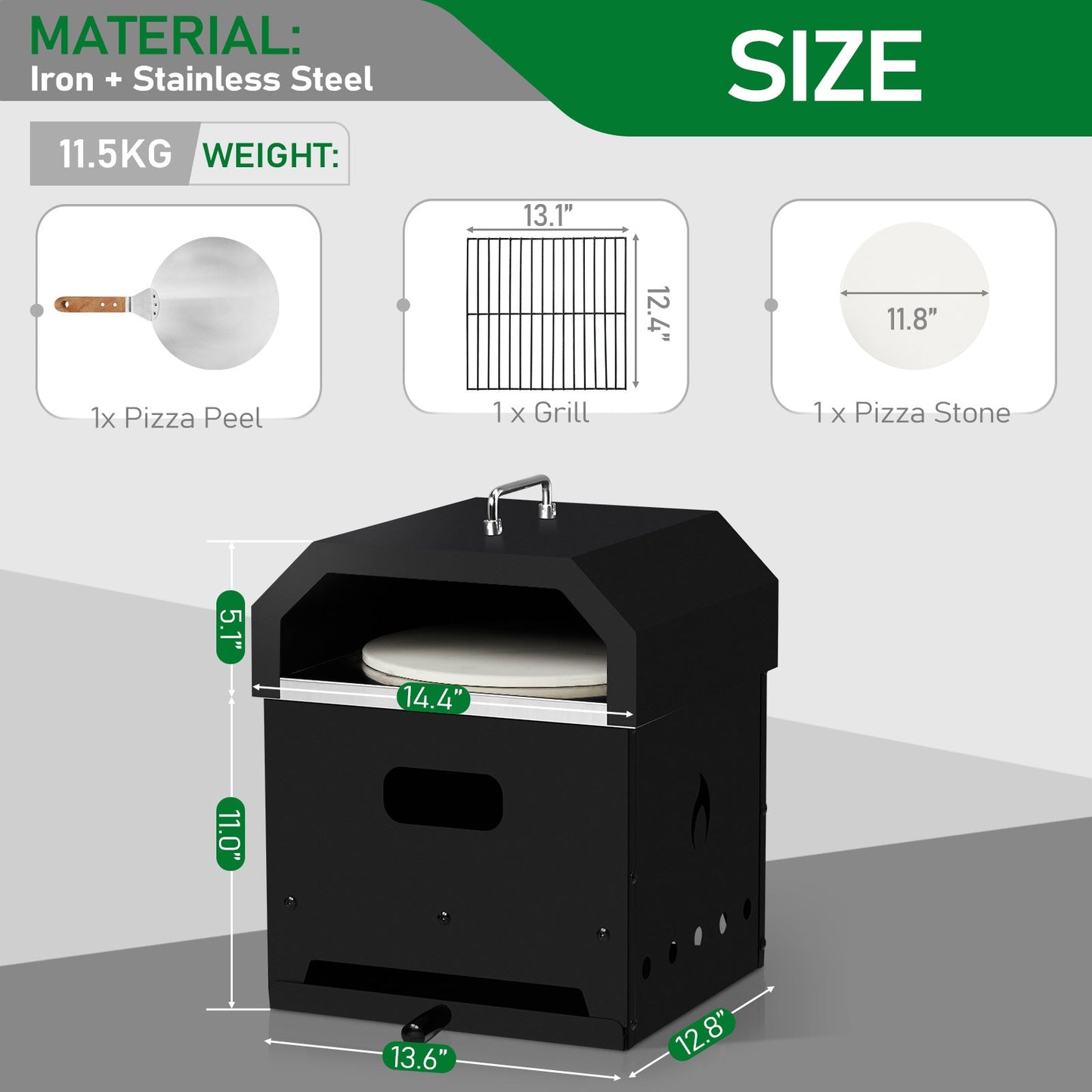 Caveman 4 - in - 1 Pizza Oven - The Cavemanstyle