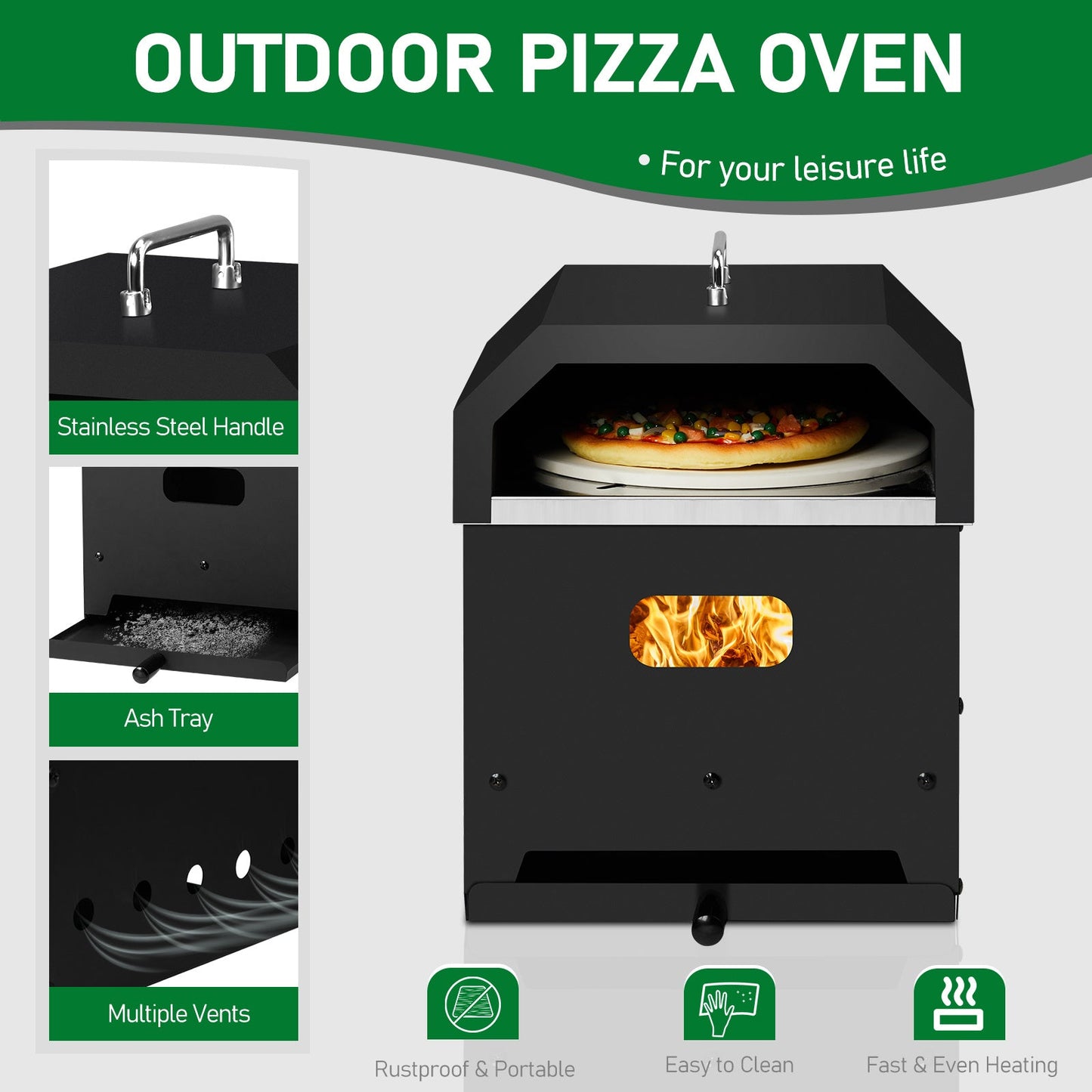 Caveman 4 - in - 1 Pizza Oven - The Cavemanstyle