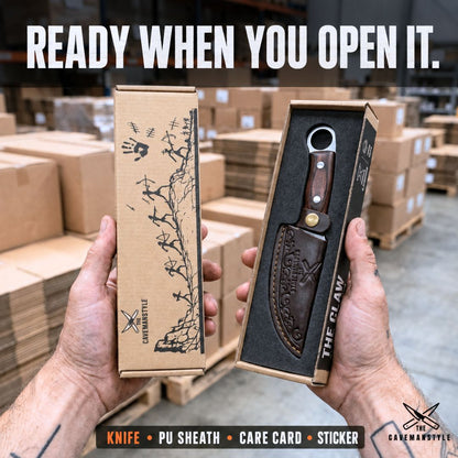 ֿ CAVEMAN CLAW™ | Ring Grip Utility Knife - The Cavemanstyle