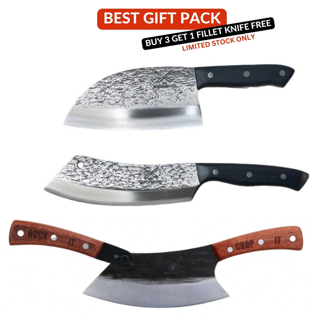 CAVEMAN Culinary Adventure - Ready Knives - The Cavemanstyle