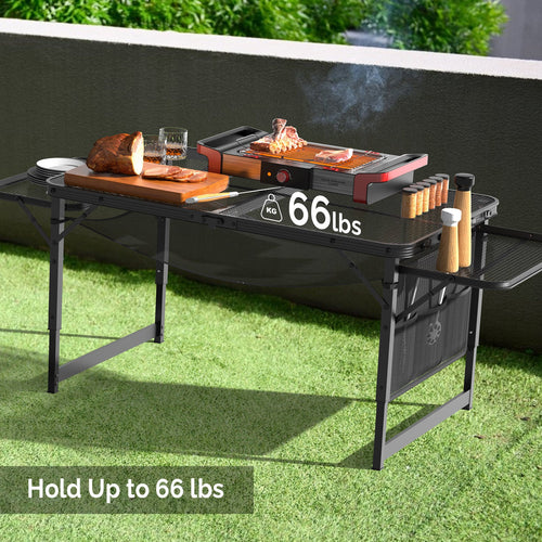 Caveman Folding Table – 4.7ft of Pure Outdoor Power - The Cavemanstyle