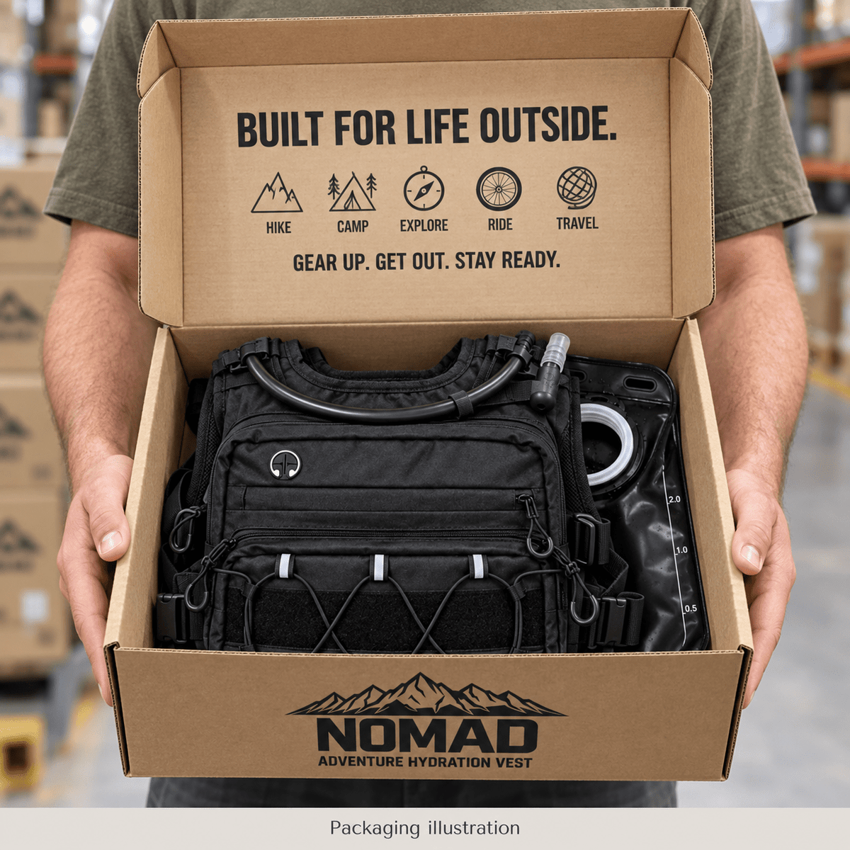 CAVEMAN NOMAD Adventure Vest - The Cavemanstyle