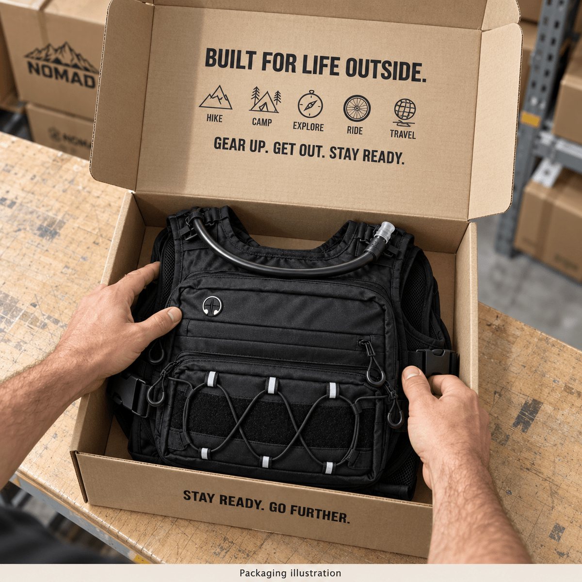 CAVEMAN NOMAD Adventure Vest - The Cavemanstyle