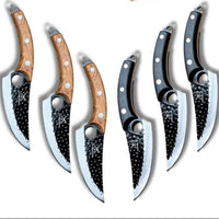 6X knife (3 Black)+(3 Brown) Best Gift Pack