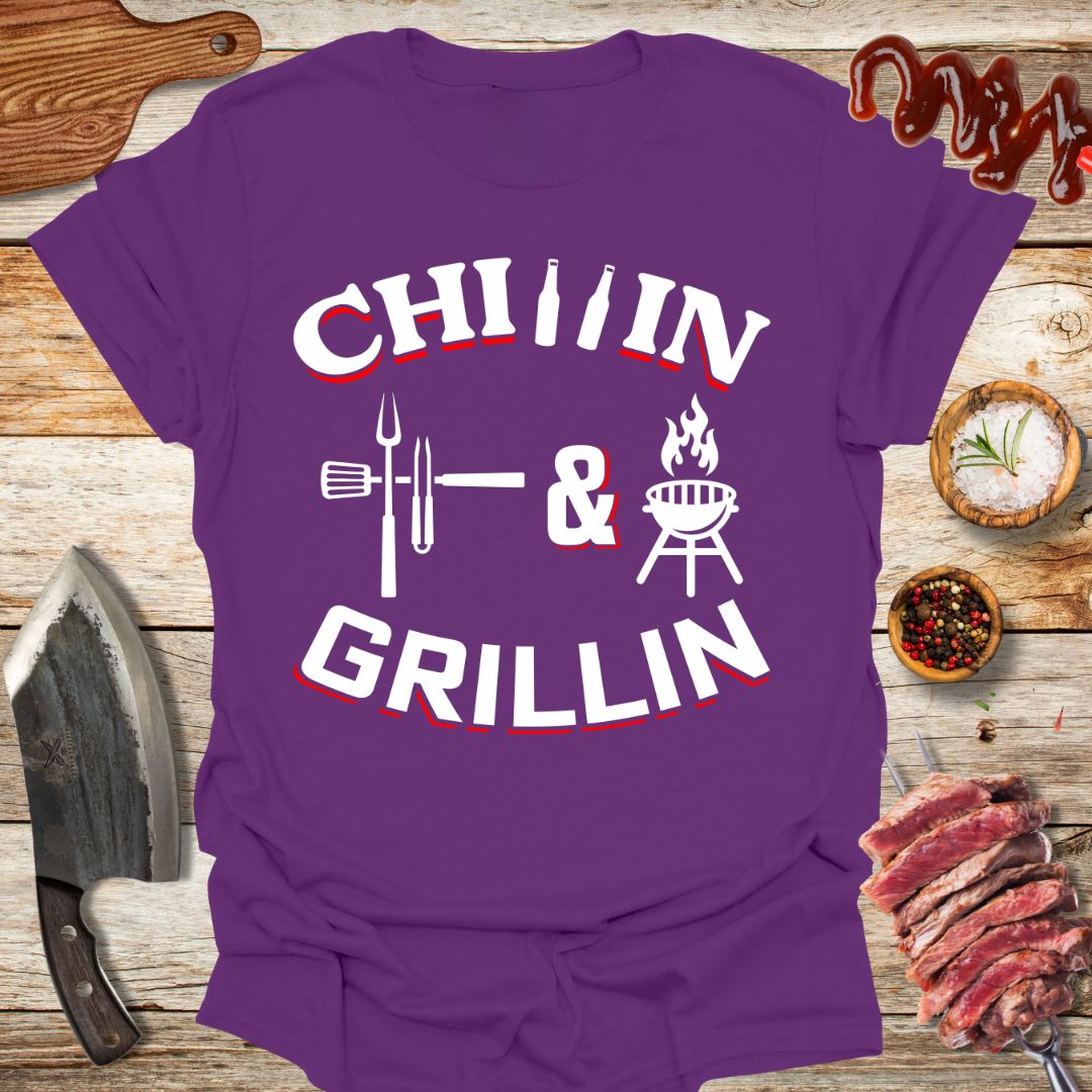 chilin & Grillin T-Shirt - The Cavemanstyle