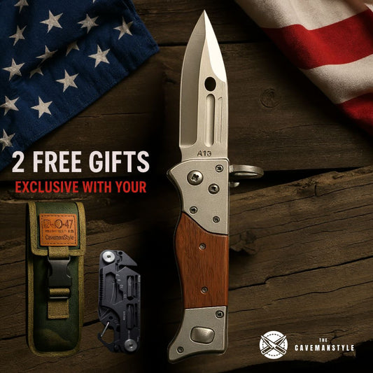 Folding REACON 47™ by Caveman knife - The Cavemanstyle