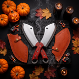 Two KNUCKLE knives, Halloween