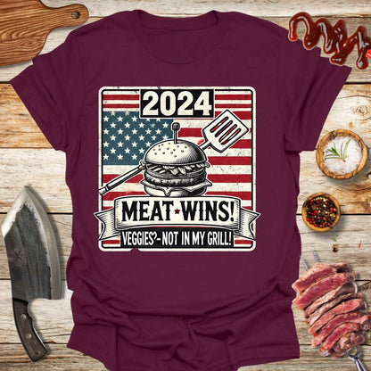 Meat Wins 2024 t-shirt - The Cavemanstyle