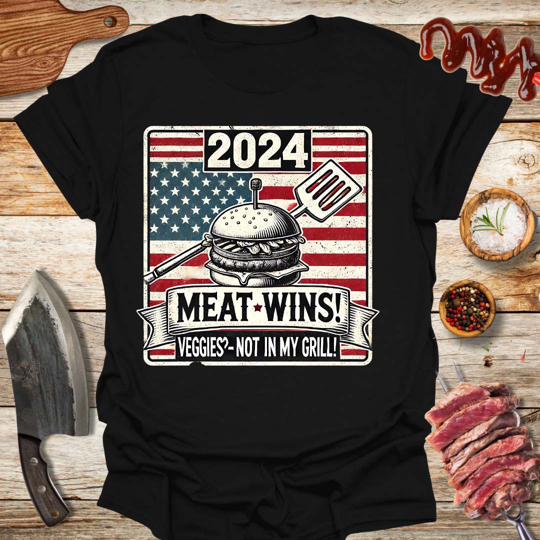 Meat Wins 2024 t-shirt - The Cavemanstyle