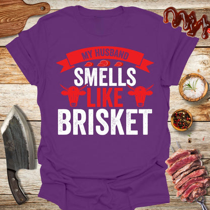 My husband smells like brisket T-Shirt - The Cavemanstyle