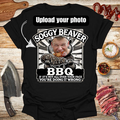 Personalize Soggy Bbq Beaver v1 T-shirt - The Cavemanstyle