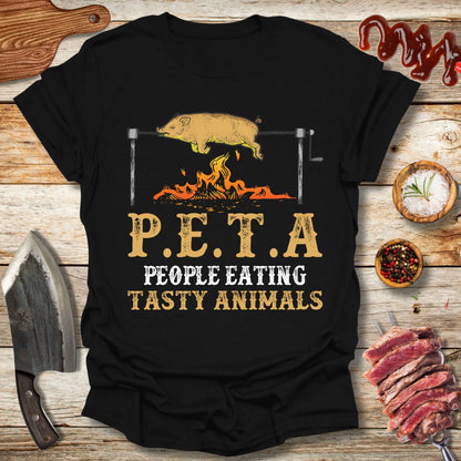 "P.E.T.A.T" People Eating Tasty Animals - Shirt - The Cavemanstyle