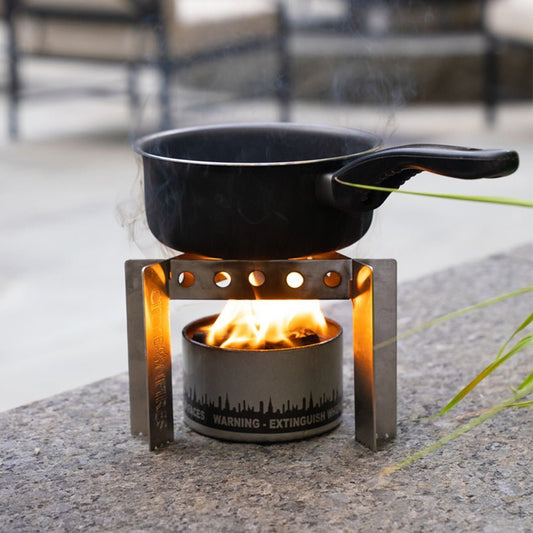 Portable Camp Stove / Stand Combo - The Cavemanstyle