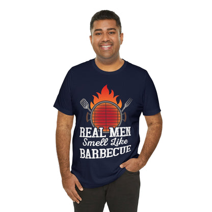 Real man smell like Barbecue T - Shirt - The Cavemanstyle