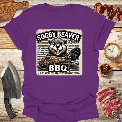 Soggy Bbq Beaver v2 t-shirt - The Cavemanstyle