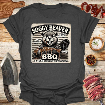 Soggy Bbq Beaver v2 t-shirt - The Cavemanstyle