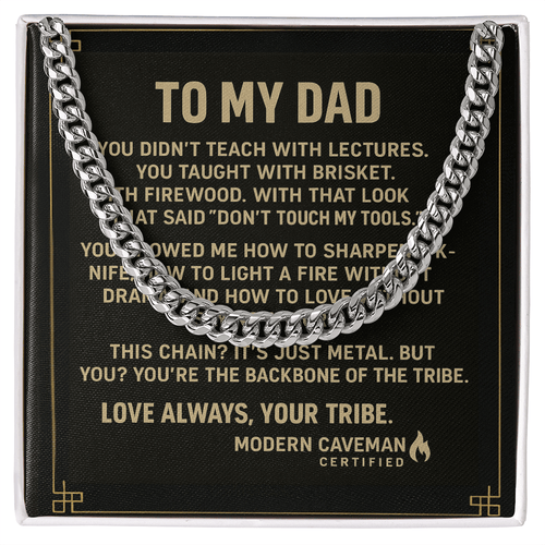 The Backbone Cuban Chain for the Modern Caveman - The Cavemanstyle