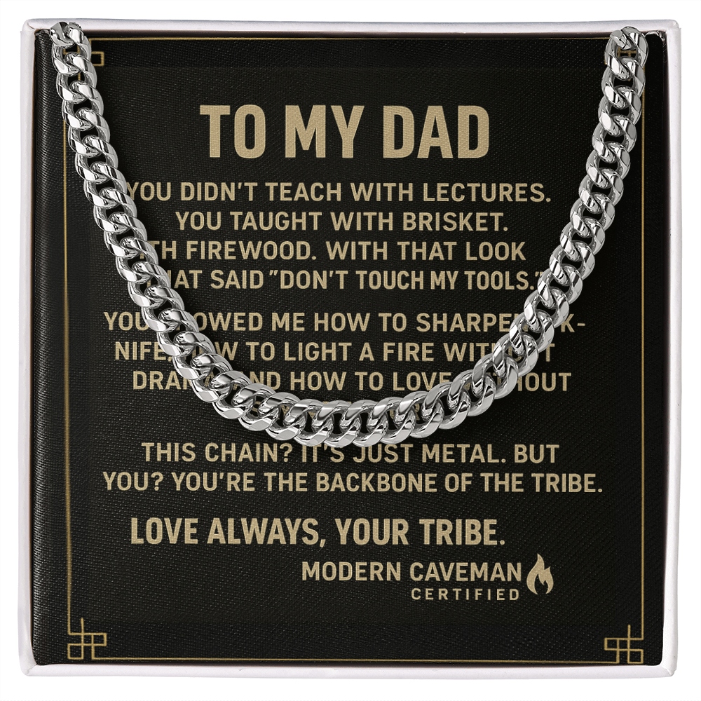 The Backbone Cuban Chain for the Modern Caveman - The Cavemanstyle