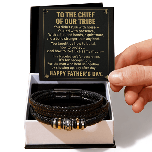 The Bond – Leather Bracelet for the Modern Caveman - The Cavemanstyle