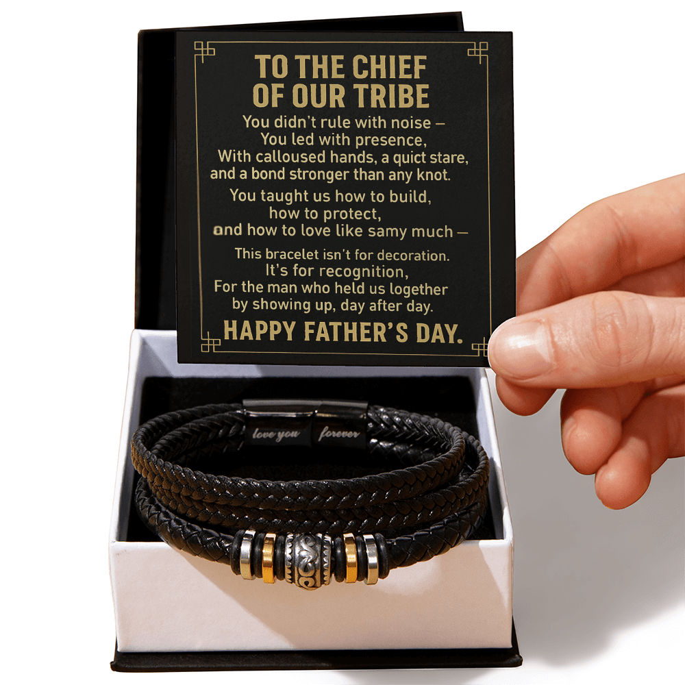 The Bond – Leather Bracelet for the Modern Caveman - The Cavemanstyle