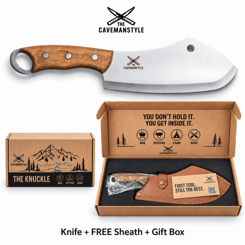 THE CAVEMAN KNUCKLE™ | Ring-Grip Knife