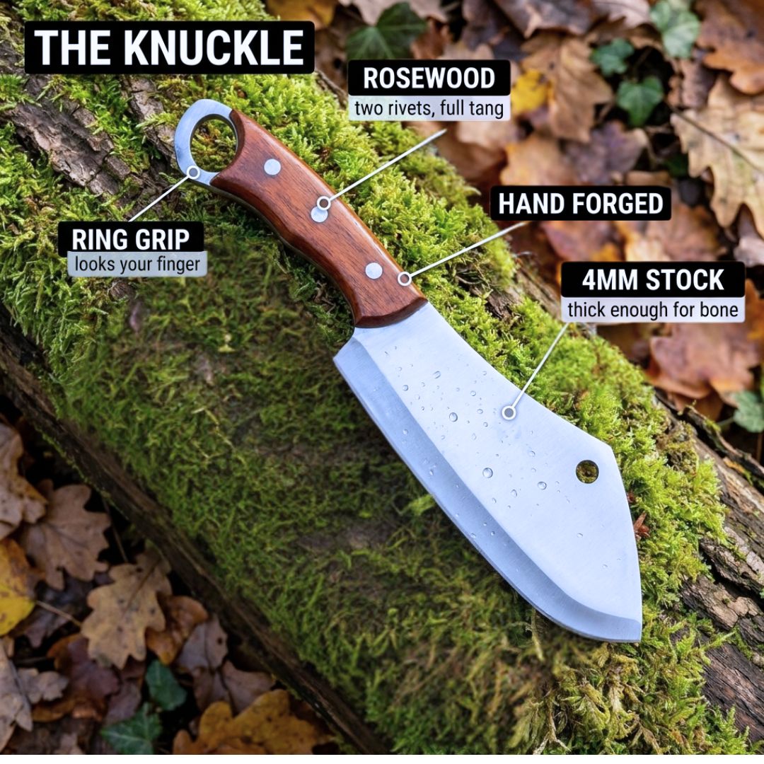 THE CAVEMAN KNUCKLE™ | Ring Grip Cleaver - The Cavemanstyle