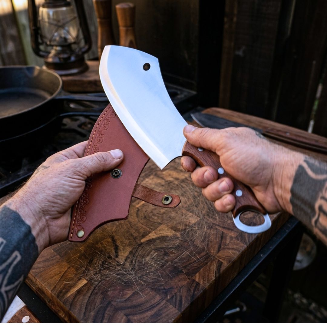 THE CAVEMAN KNUCKLE™ | Ring Grip Cleaver - The Cavemanstyle