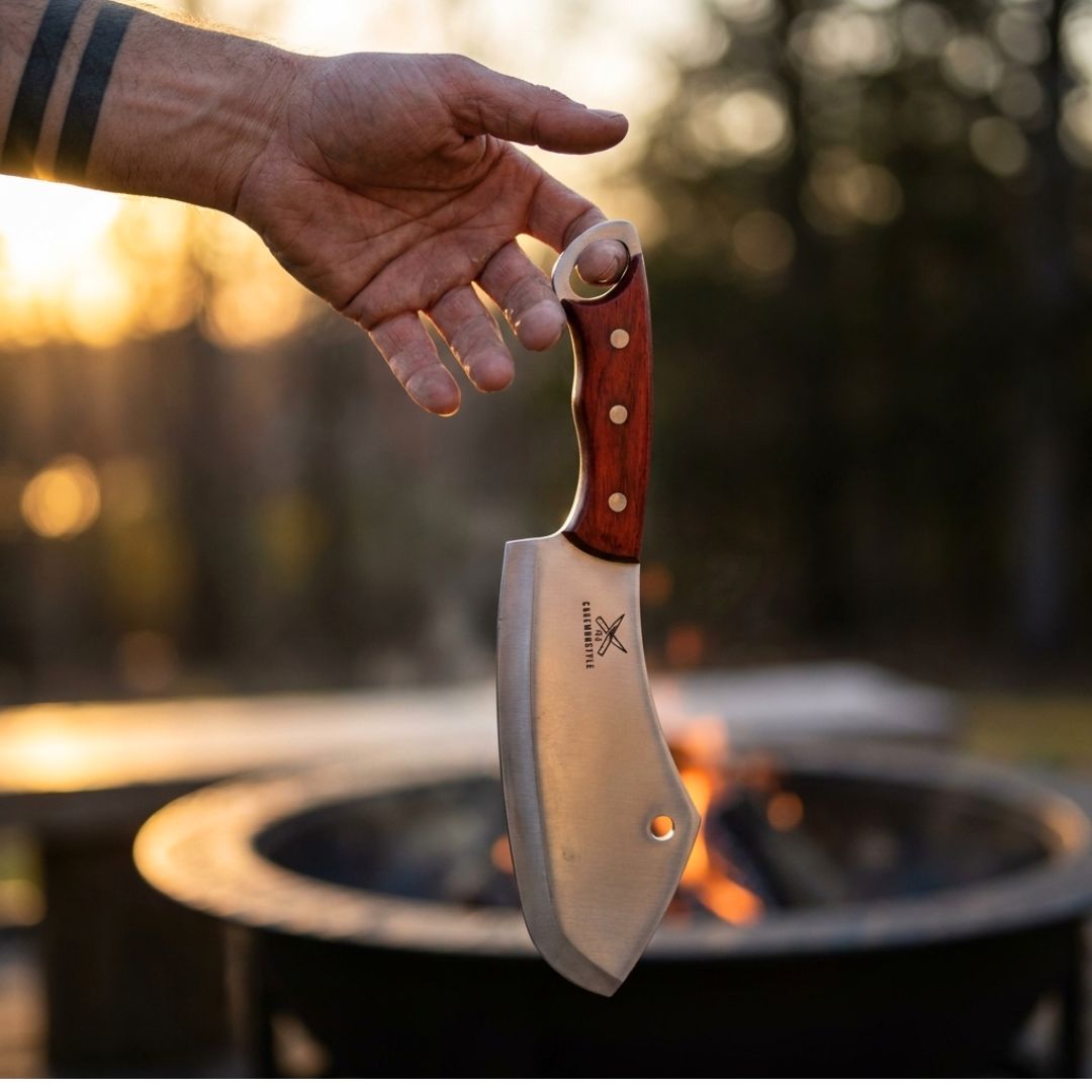 THE CAVEMAN KNUCKLE™ | Ring Grip Cleaver - The Cavemanstyle