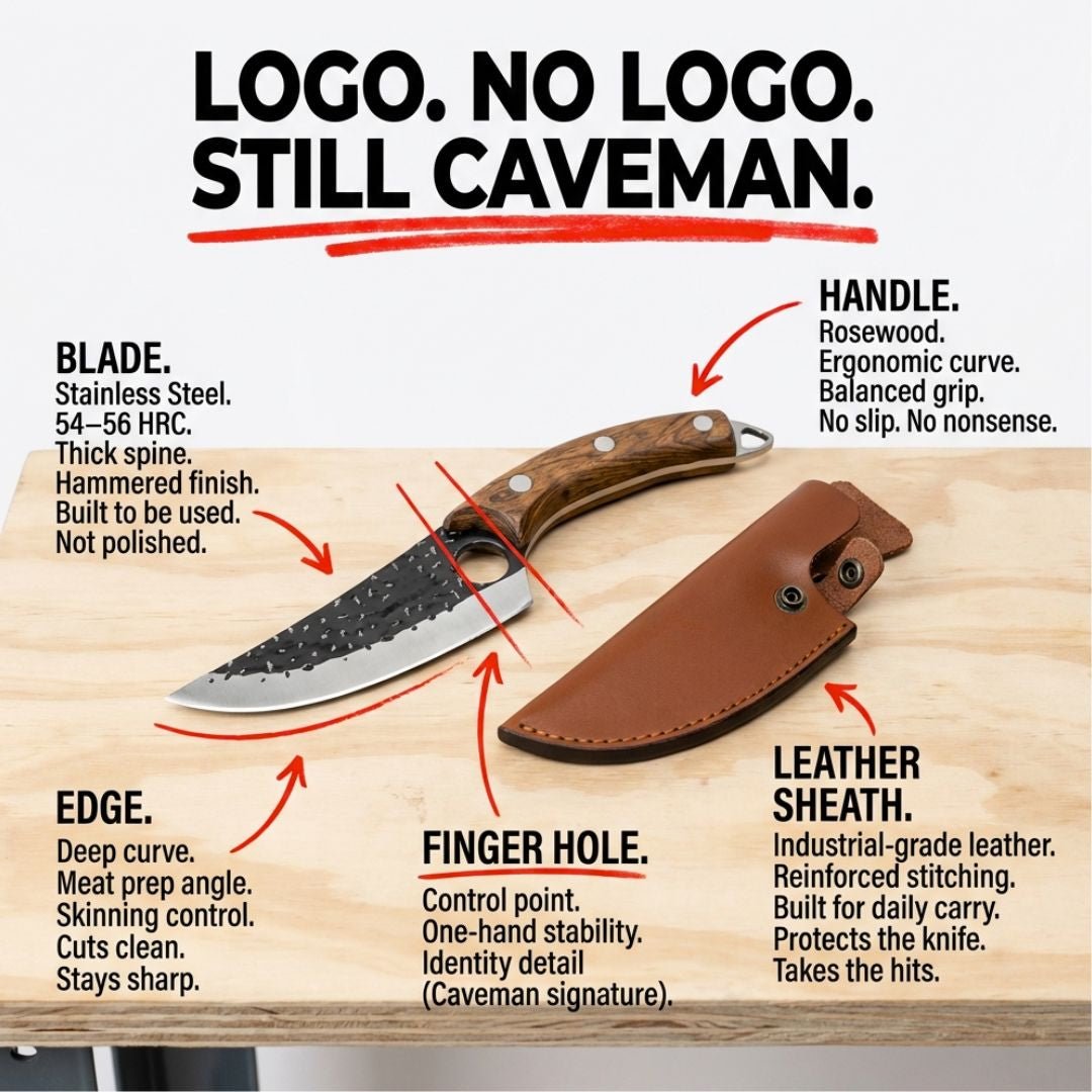 ULTIMO Knife Warehouse Clearance (No - Logo Batch) - The Cavemanstyle
