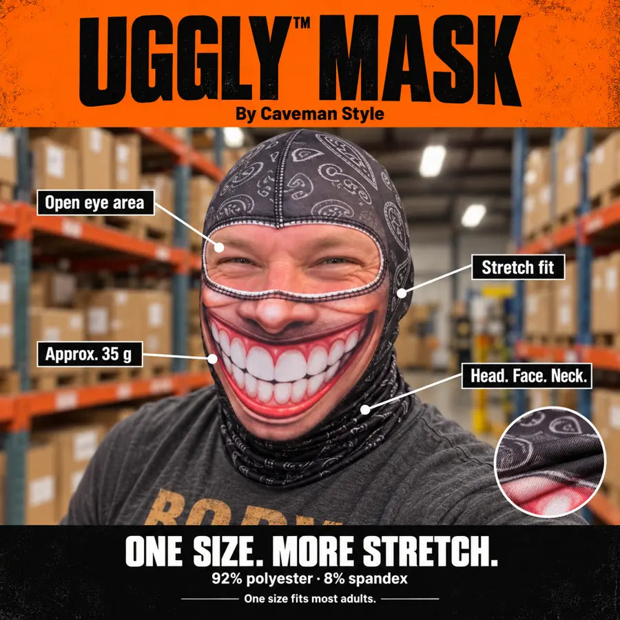 Fit and fabric — UGGLY Mask by Caveman Style